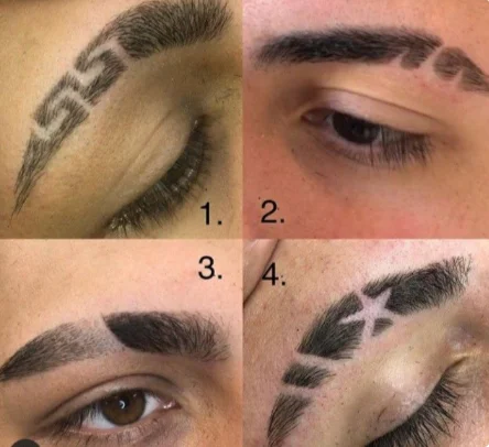 Ideas de linea en la ceja para hombre en tu barberia